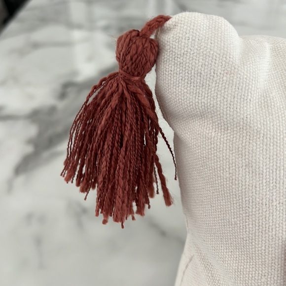 Target Bullseye 2023 - NWT - "hey pumpkin" Pillow w/Fringe Details - Picture 6 of 6